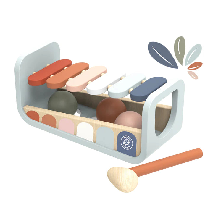 Wooden kid's toy Xylophone bench Tap Tap 12+months - Speedy Monkey