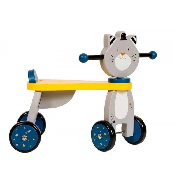 Wooden ride-on - Ferdinand the cat Moulin Roty 12+months