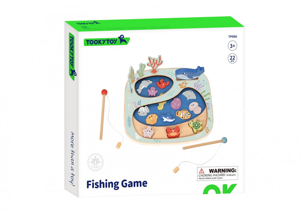 Wooden fishing toy for 3+ years Tooky Toy