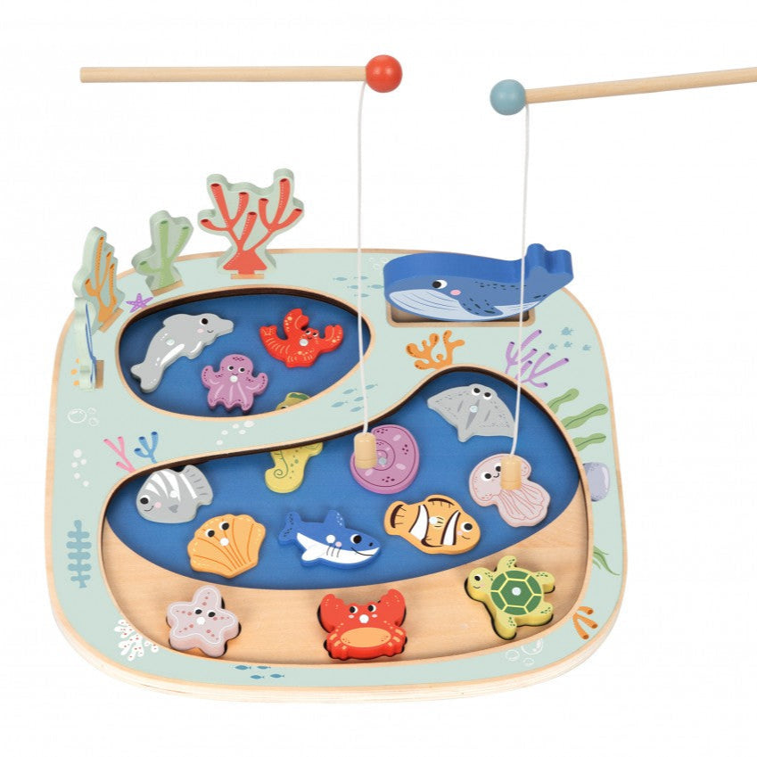 Wooden fishing toy for 3+ years Tooky Toy
