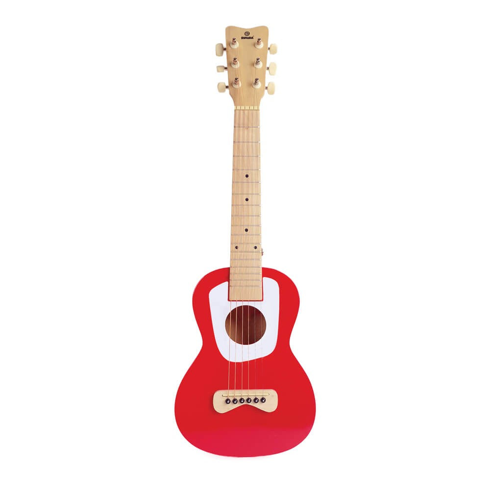 Svoora Wooden Children's 6-string red Guitar 64cm