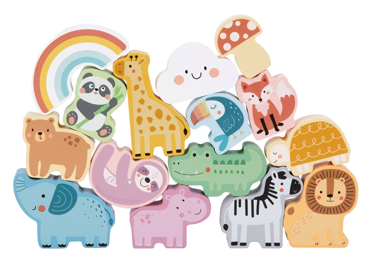 Wooden Sensory Perception Toy Set 32 Pieces Ages 3+ Tooky Toy