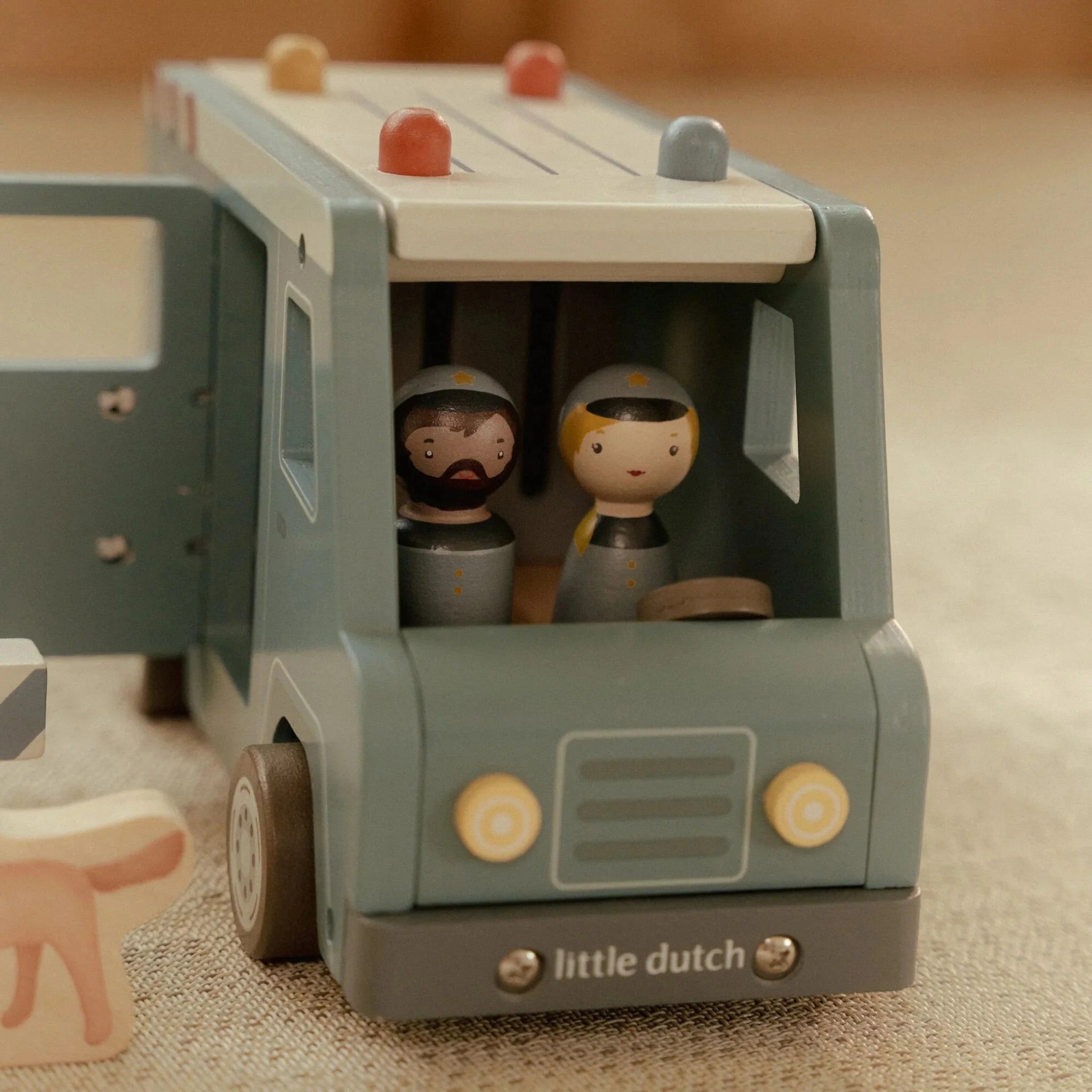 Wooden children's toy Police van FSC 24 months+ Little Dutch