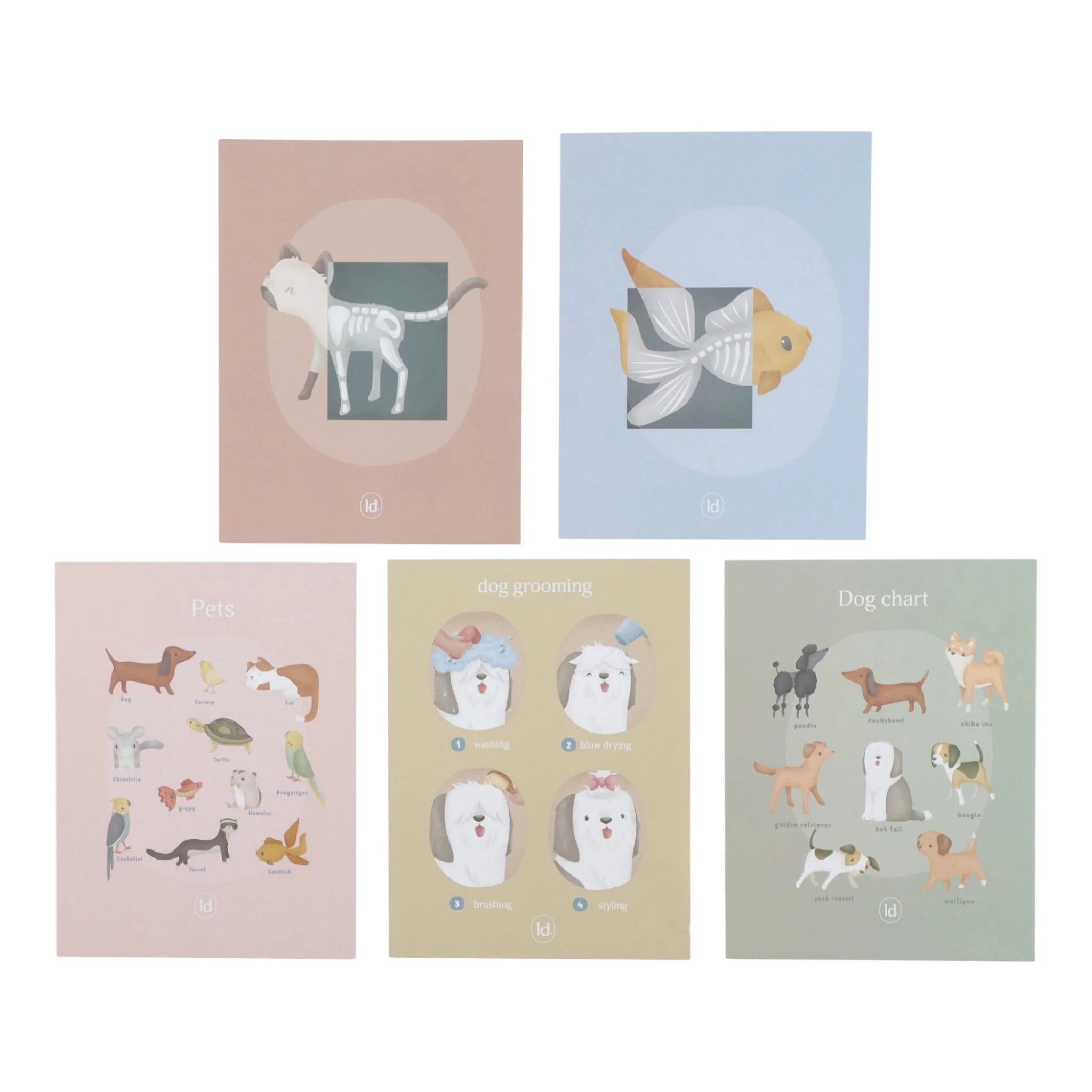 Wooden kid's toy Veterinary clinic 50.5x83.2x28.5 cm 3+ years Little Dutch