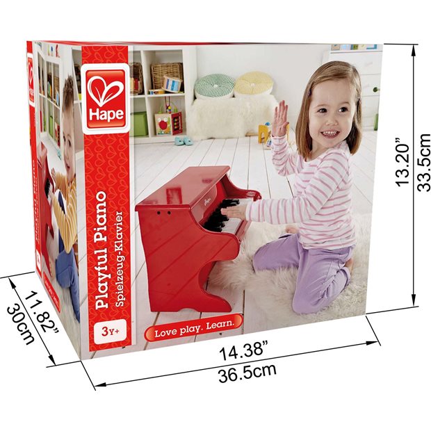 Kid's wooden toy Playful Piano - 18 keys 3+