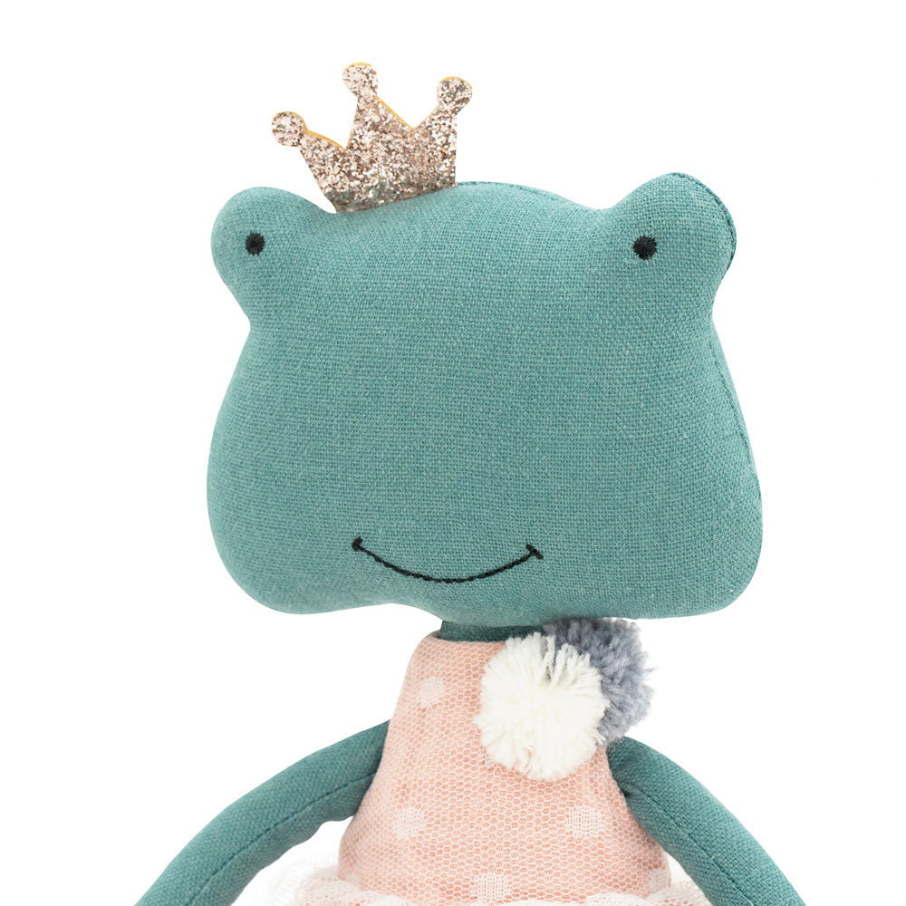 Fabric doll Cotti Motti Fiona the frog 29cm
