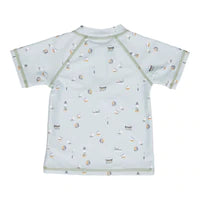 Swim t-shirt short sleeve +UV Sailors Bay Olive size 62-104 Little Dutch