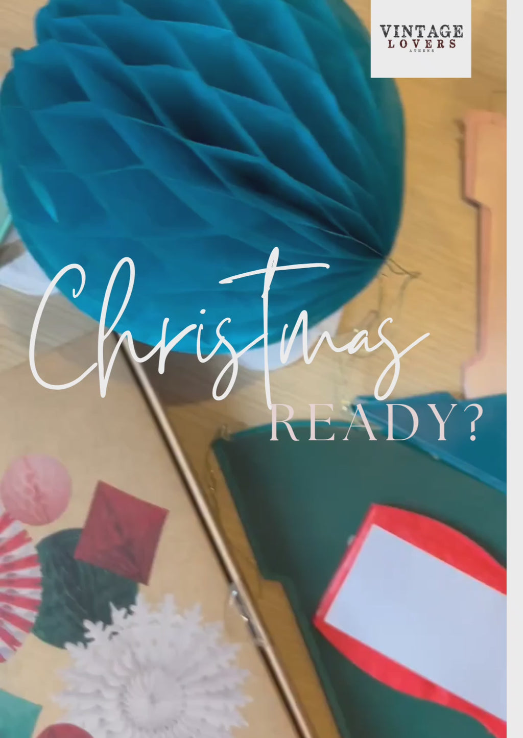 Christmas Honeycomb Decoration Kit (x 16)