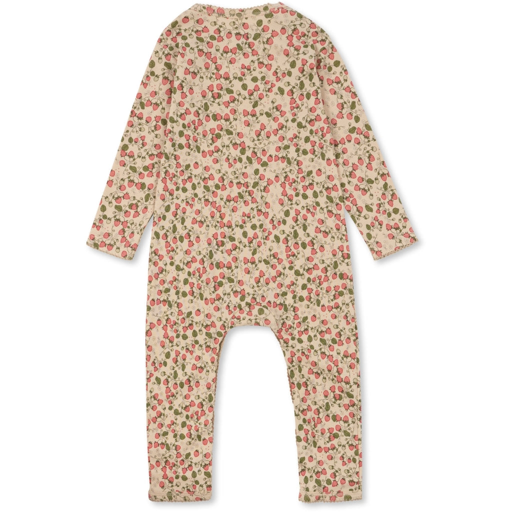 Konges Sjold. Classic Onesie Gots Strawberry Fields 9M-3Y