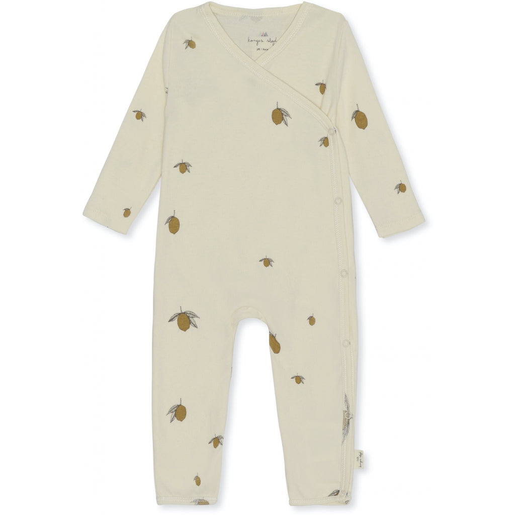 Organic cotton baby onesie 9M-3Y Lemon Konges Slojd