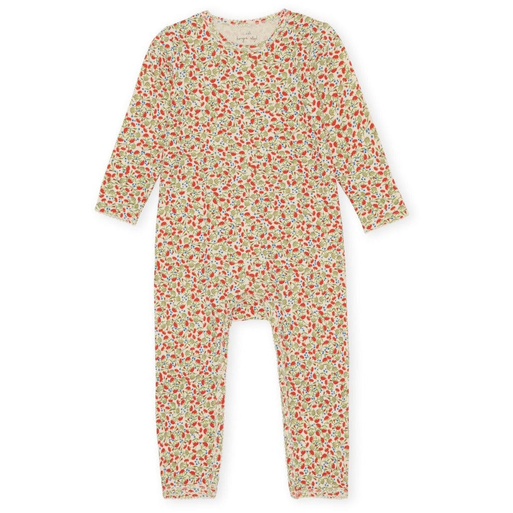 Παιδικό φορμάκι - Πιτζάμες από οργανικό βαμβάκι 3 ετών Carnations  Konges Slojd