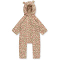 Konges Slojd. Classic onesie with hood Strawberry Fields 3M - 2Y