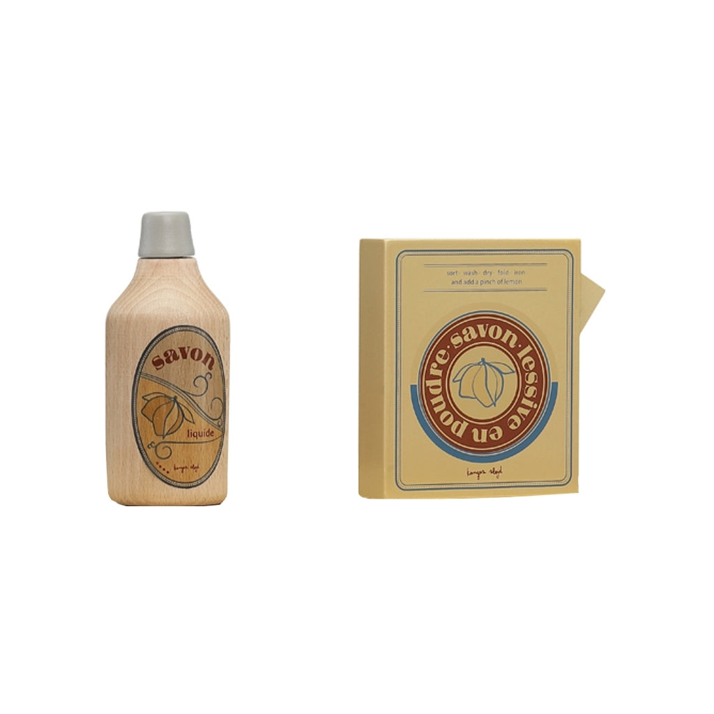 Ξύλινο Παιδικό Παιχνίδι Σαπούνι Πλυντηρίου Ρούχων σετ 2τμχ Konges Slojd