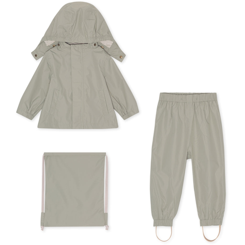 Rain Milo set - Dried Sage 12M-10Y Konges Slojd