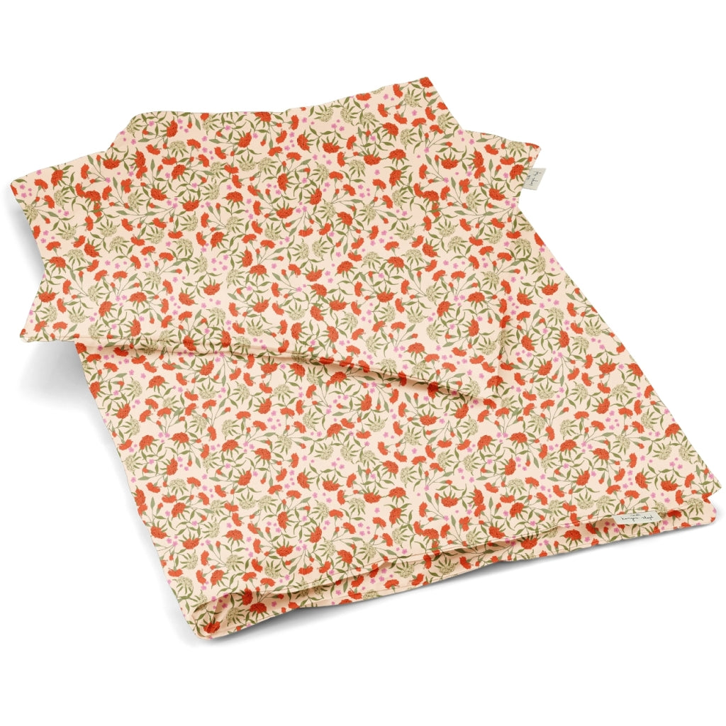 Junior bedding Carnations Organic Cotton-140x100cm Konges Slojd