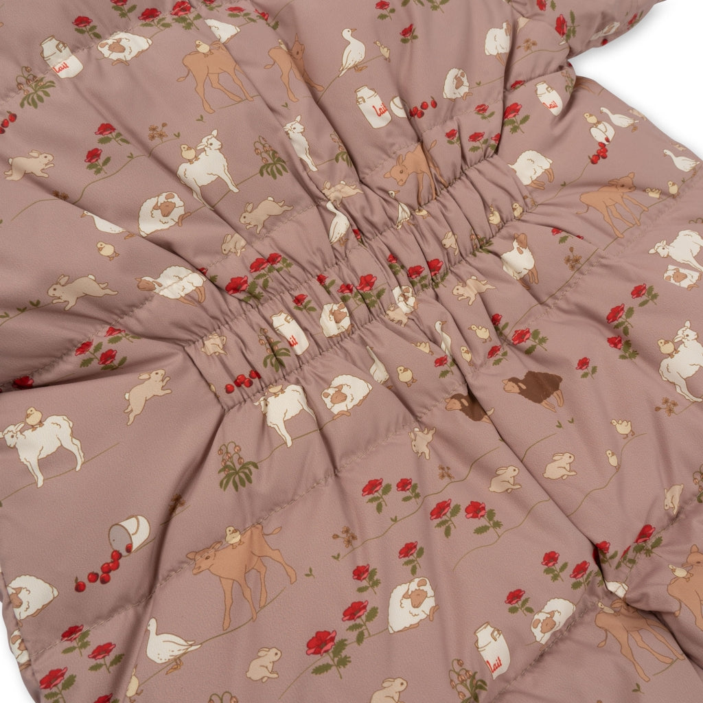 Baby Down onesie - FarmTtastic Farmtastic 3M-18M Konges Slojd