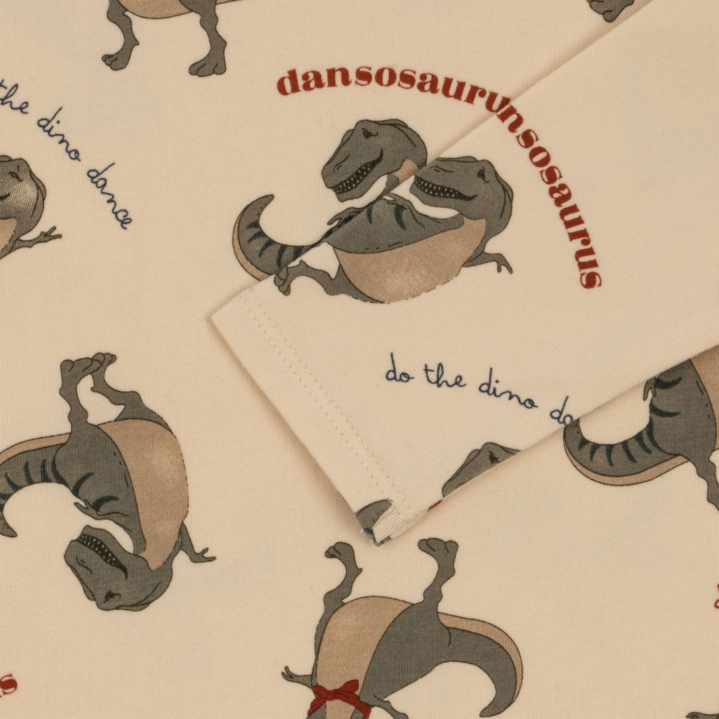 Παιδικό μακρυμάνικο μπλουζάκι από οργανικό βαμβάκι Dansosaurus 9M-2Y-Konges Slojd
