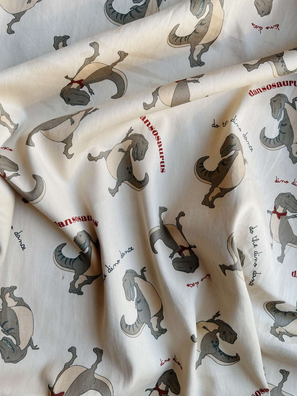 Junior bedding Tote Bag 140x100cm 100% organic cotton- Dansosaurus Konges Slojd