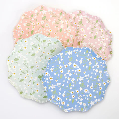 Meri Meri Ditsy Floral Dinner Plates (x 12)