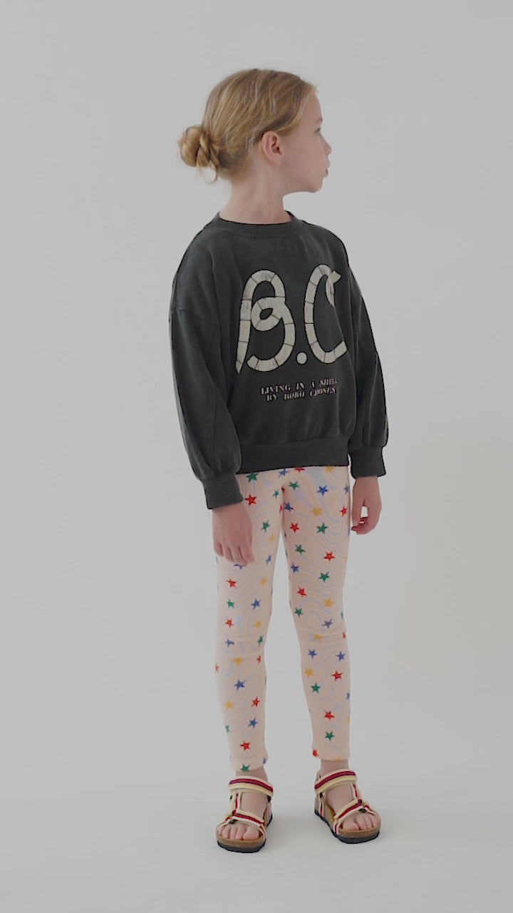 Kids organic cotton leggings multicolor stars - Bobo Choses-2-11 years