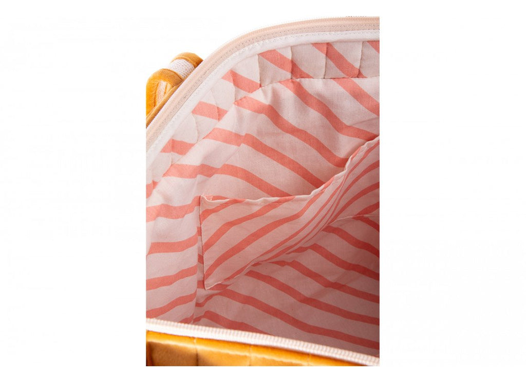 Βελούδινη τσάντα μητρότητας Savanna Farniente Velvet 50x34x18cm Nobodinoz