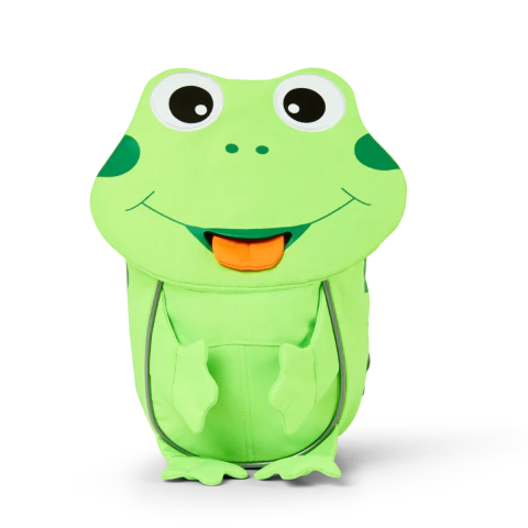 Affenzahn Mini backpack Neon Frog 1-3 years old 17x11x25cm