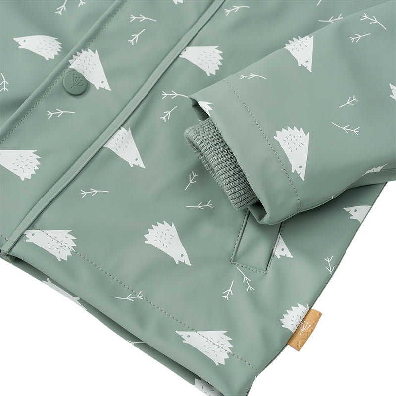 Fresk. Rain Jacket - Hedgehog 3-6 Years