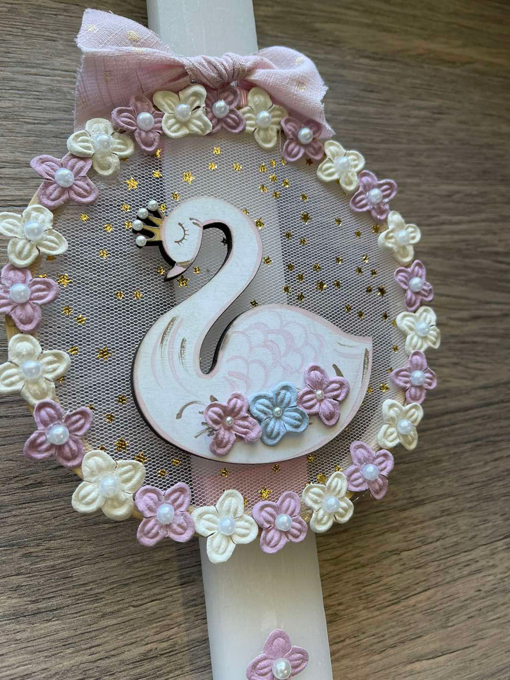 Easter Candle - Swan 30cm