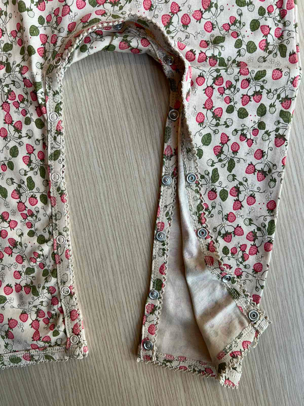 Konges Sjold. Classic Onesie Gots Strawberry Fields 9M-3Y