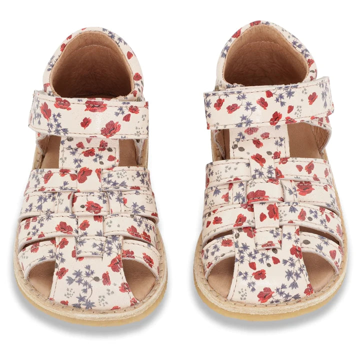 Kid's leather sandals no 22-30 Poppy Konges Slojd