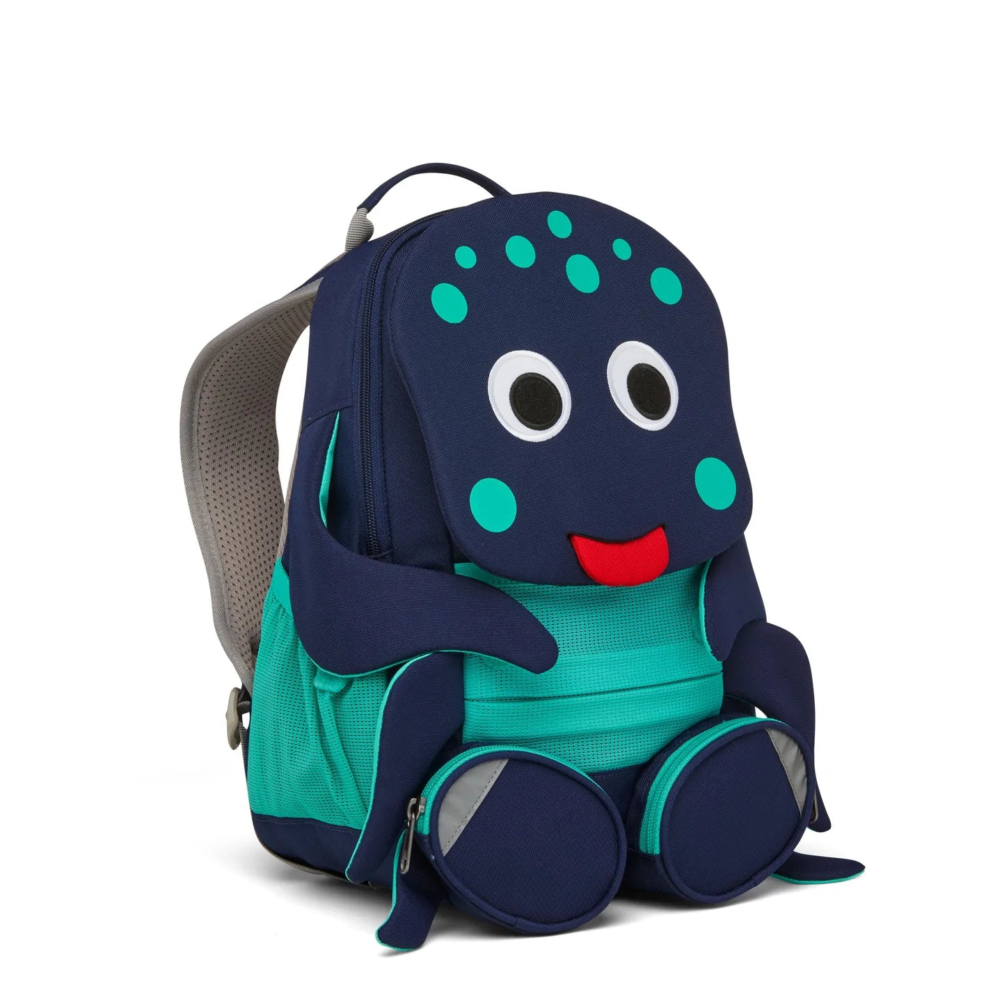 Affenzahn Children's large backpack for kindergarten Octopus 3+ years 20x12x31cm