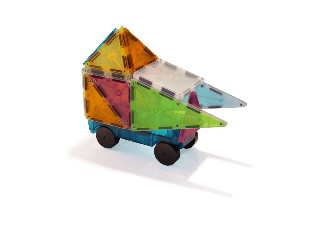 Magna-Tiles Grand Prix 50-Piece Set (Frost Colors)