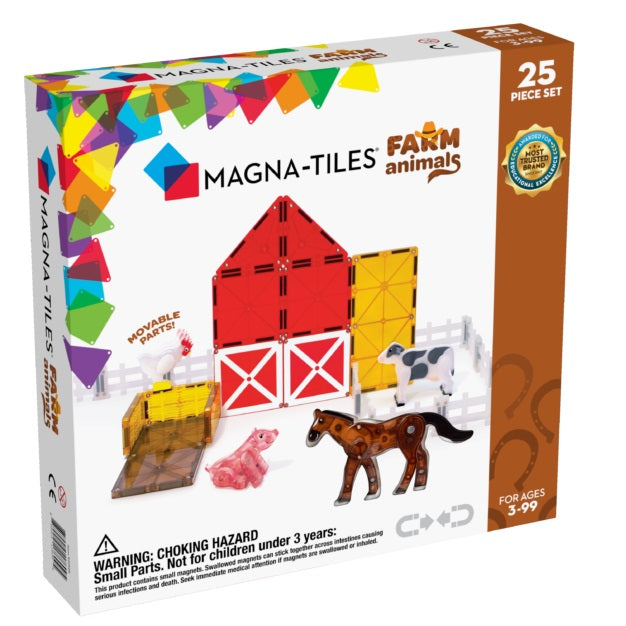 Magna-Tiles Farm Animals 25-Piece Set