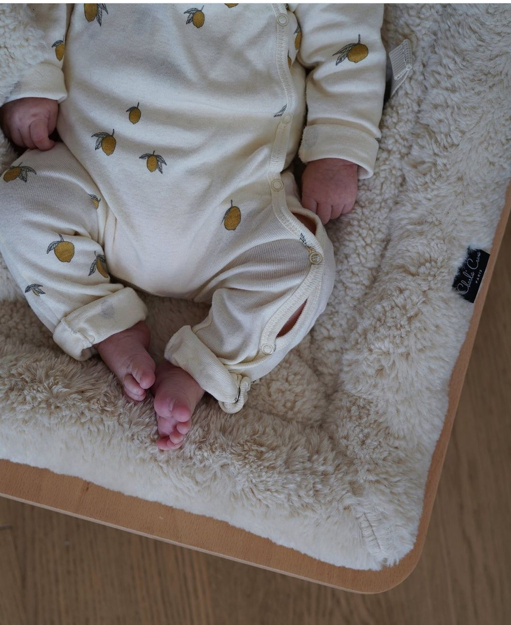 Organic cotton baby onesie 9M-3Y Lemon Konges Slojd