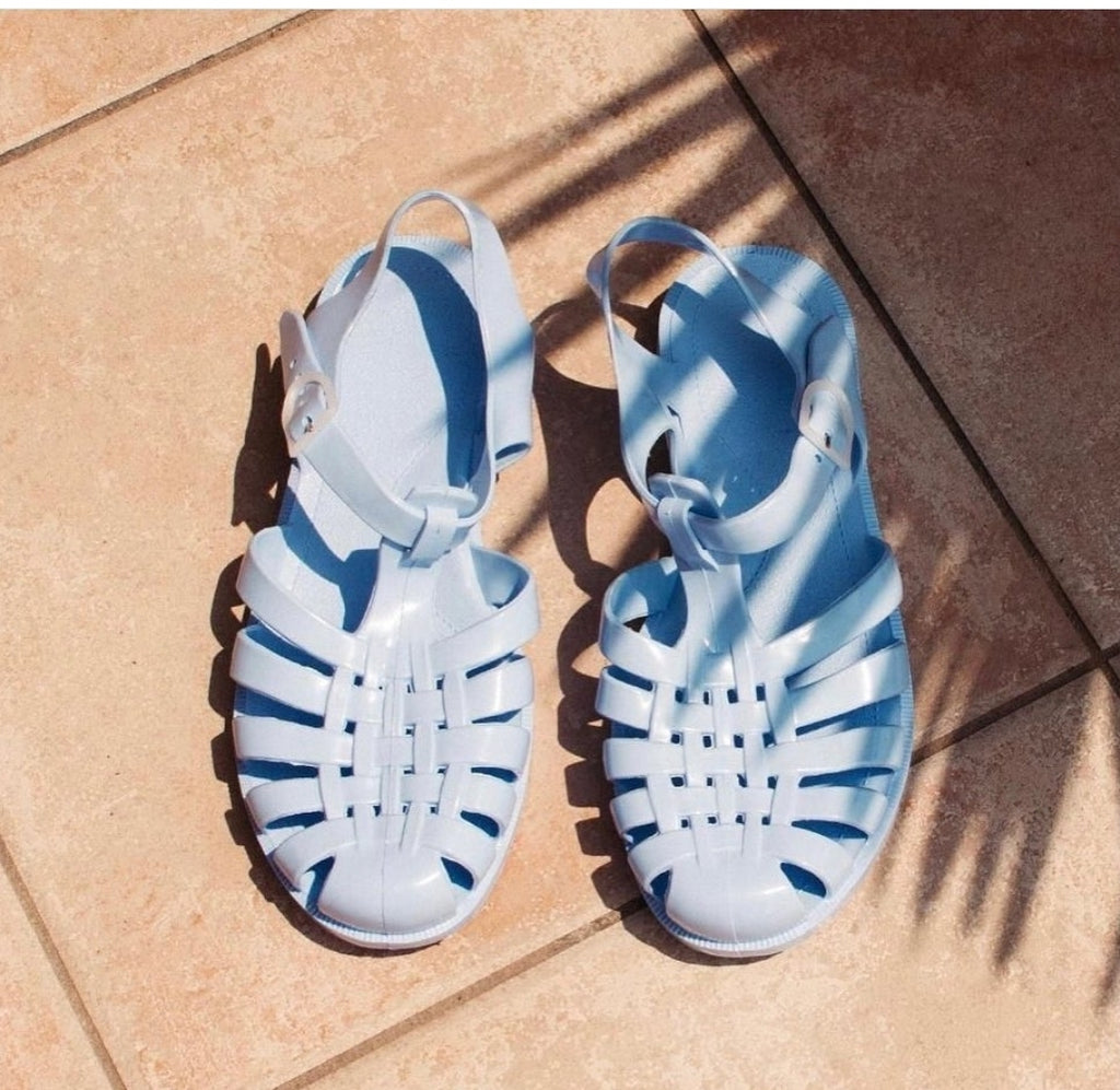Sun Plastic Sandals-Blue Pastel (No 21-33) Meduse