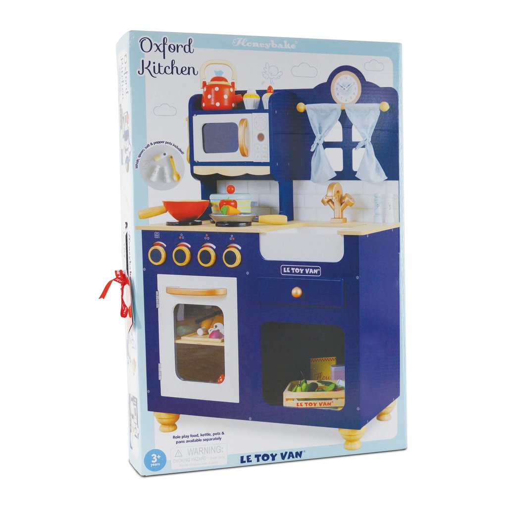 Wooden Children's Toy Kitchen-Oxford Kitchen-Le Toy Van-63x 35x90cm