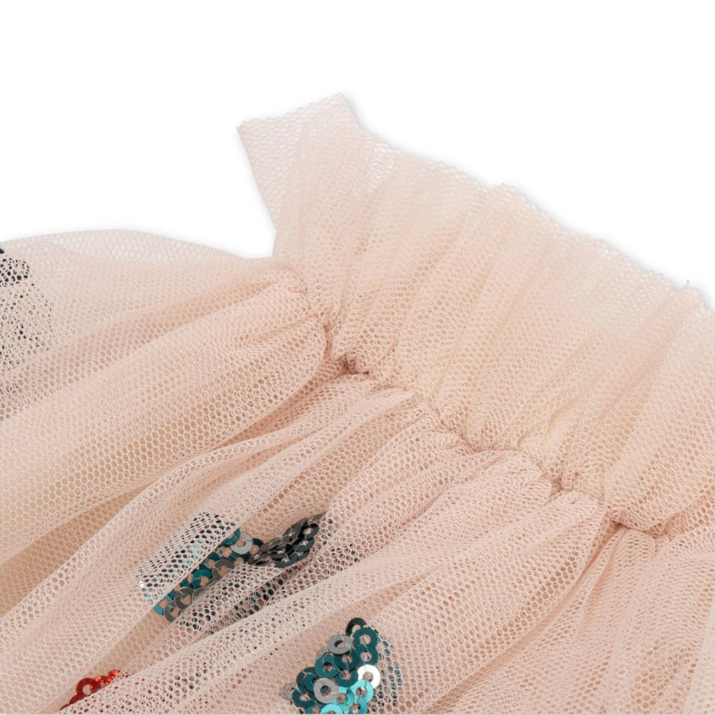 Παιδική Φούστα από τούλι και κέντημα με παγιέτες κερασάκια 9 μηνών έως 9 ετών  Konges Slojd