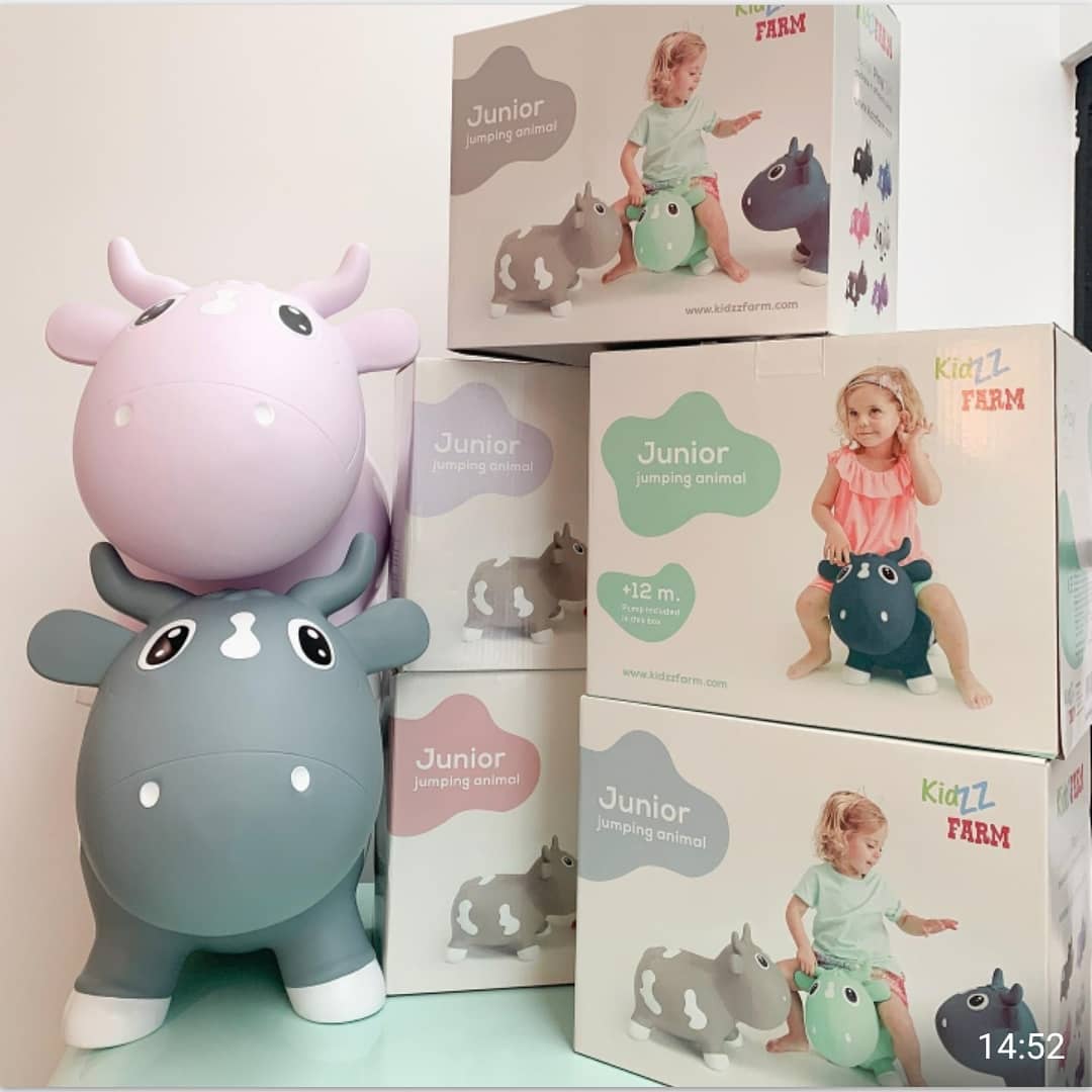 Φουσκωτό παιδικό παιχνίδι λιλά Bella the Cow KMC150512 12μηνων+