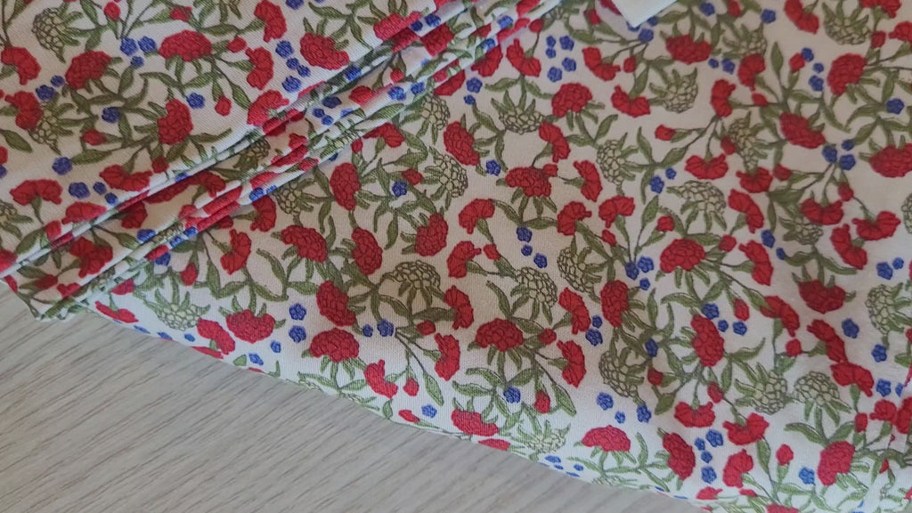 Junior bedding Carnations Organic Cotton-140x100cm Konges Slojd