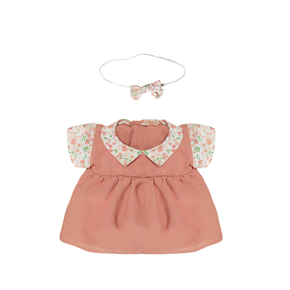 Aya dress and headband set for Dinkum doll