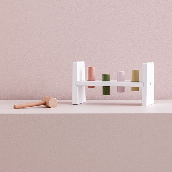 Ξύλινο παιδικό παιχνίδι δεξιοτεχνίας Edvin 22x8,5x12cm 12m Kids Concept