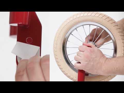 Conversion Kit-White-for Trybike Vintage Metal Balance Bike Tricycle