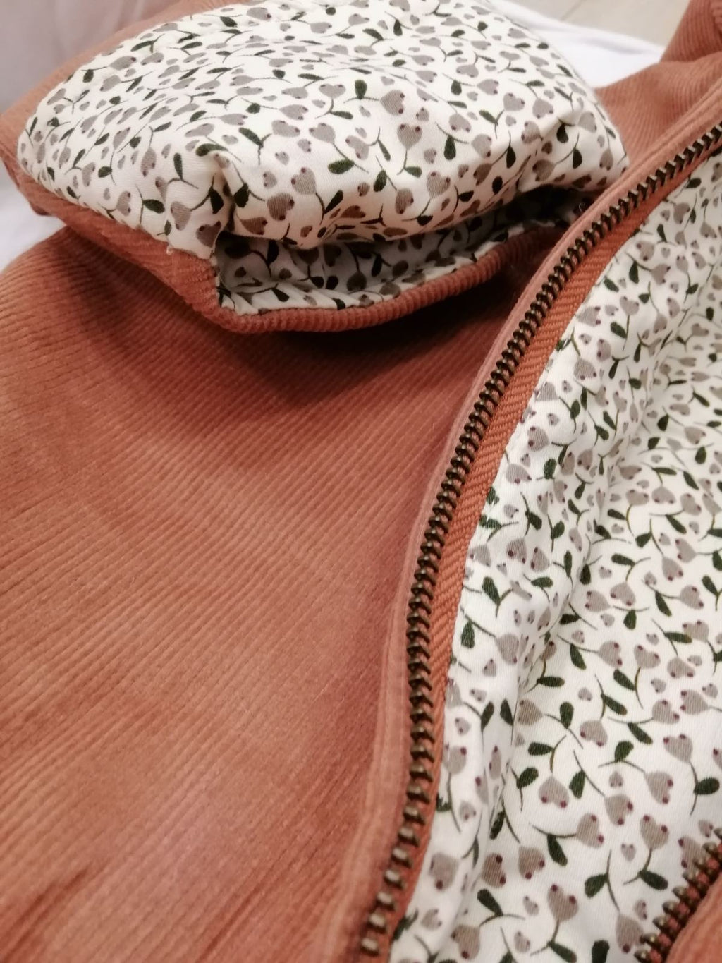 Παιδική ολόσωμη φόρμα Teddy από 100% οργανικό Βαμβάκι κοτλέ -18M - 3Y Apple Butter Konges Slojd