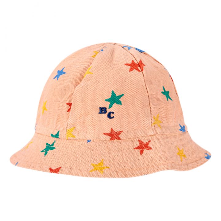 Kid's pink hat with stars-Bobo Choses-48-50cm
