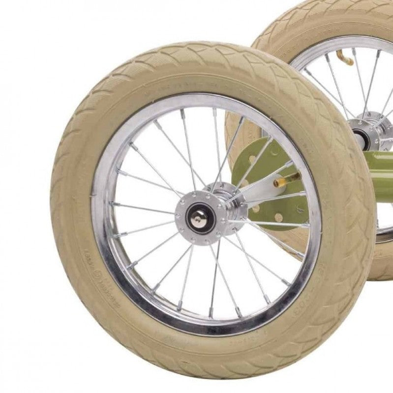 Conversion Kit-White-for Trybike Vintage Metal Balance Bike Tricycle