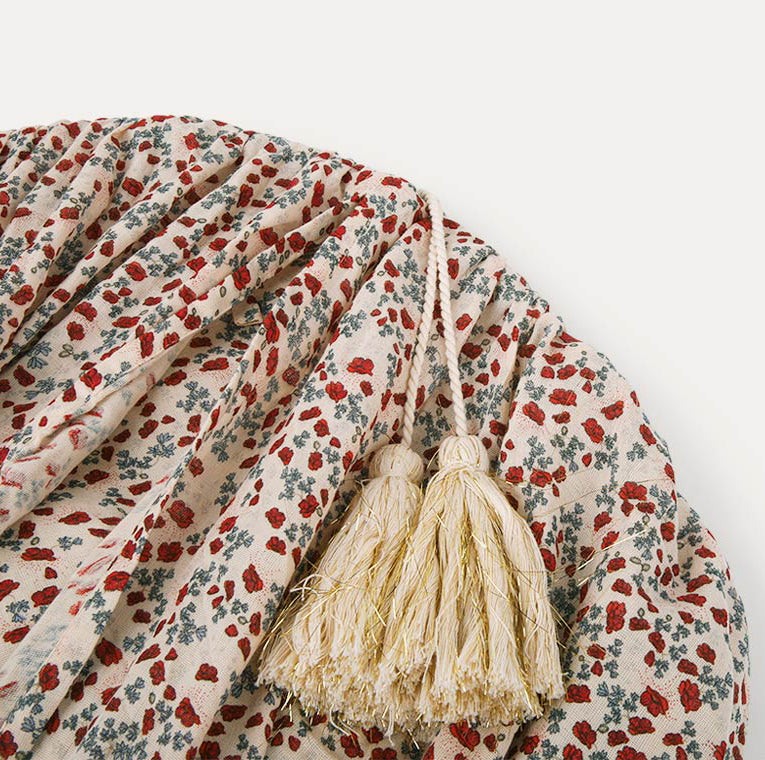 Bed canopy organic cotton 3m Konges Poppy