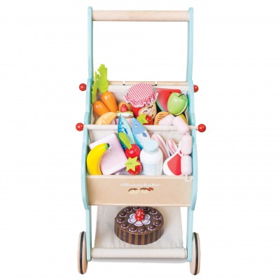Le Toy Van Wooden toy shopping cart