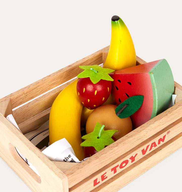 Le Toy Van wooden fuit basket crate set LTV-TV183
