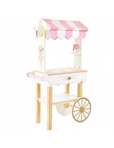Ξύλινο παιδικό παιχνίδι τρόλεϊ Tea & Treats 68,5x32,5x114cm Le toy van LTV-TV 324