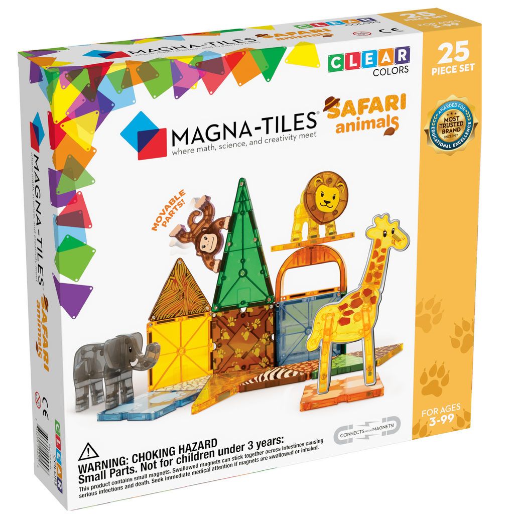 Magna-Tiles Safari Animals 25 pieces